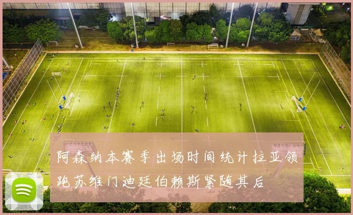 阿森纳本赛季出场时间统计拉亚领跑苏维门迪廷伯赖斯紧随其后